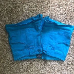 Blue shorts -3